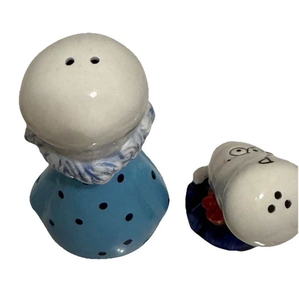 Vintage MAXINE & FLOYD- Salt/Pepper Shakers Hallmark Funny Kitchen Decor AS IS‎
